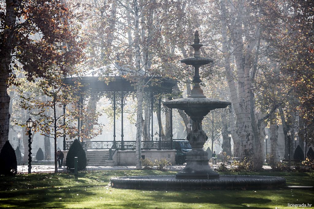 Zrinjevac 2017. godine, park